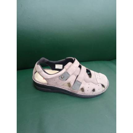 Обувь ортопедическая малосложная Larena (белый, серый, камень)